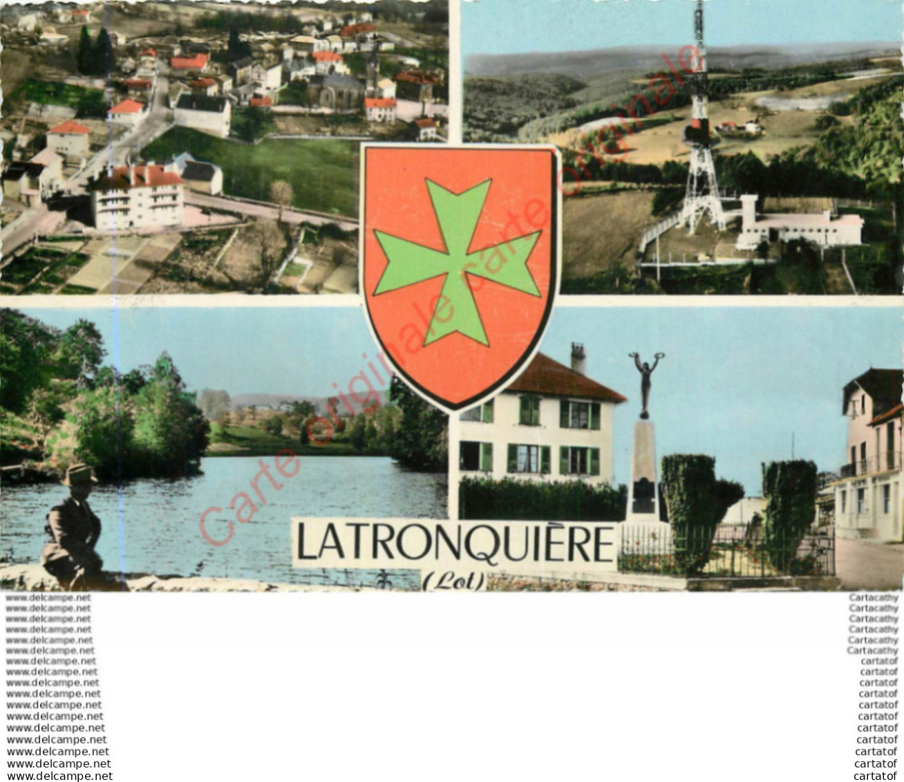 46.  LATRONQUIERE .  CP multivues .