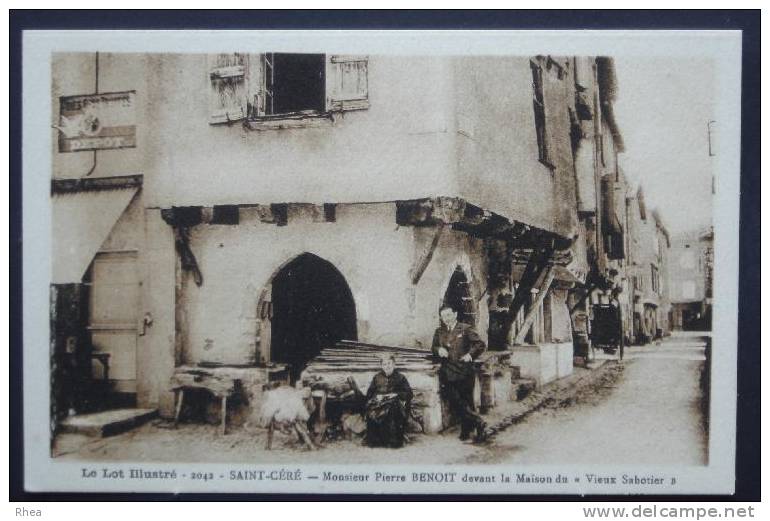 46 Saint-Céré sabotier sépia    D46D  K46251K  C46251C RH057108