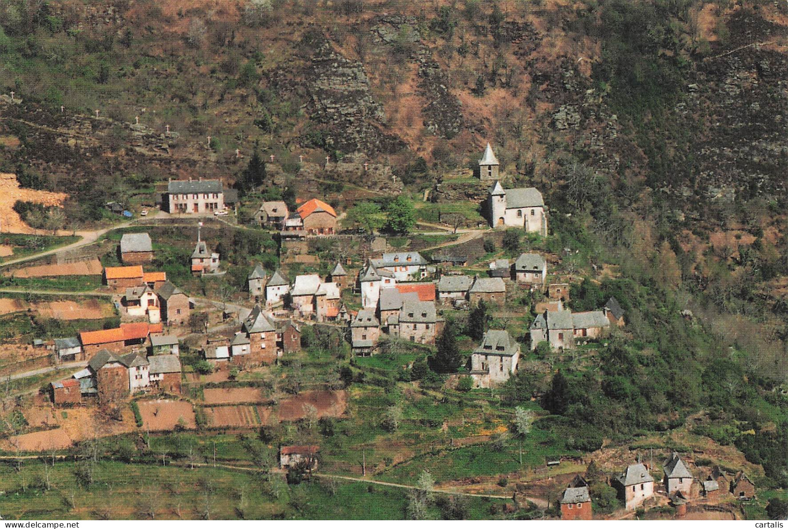 46-VINZEL-VALLEE DU LOT EGLISE ET CLOCHER INDEPENDANT-N°7010-A/0007