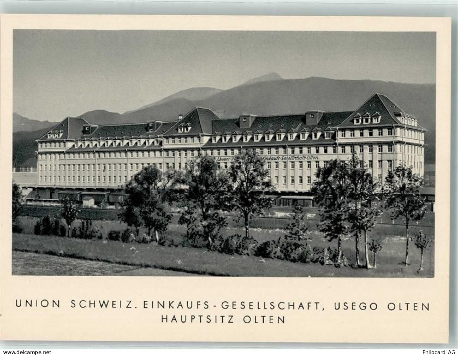 4600 Olten - Union Schweiz. Einkaufs-Gesellschaft Usego Olten Hauptsitz... - 13970168