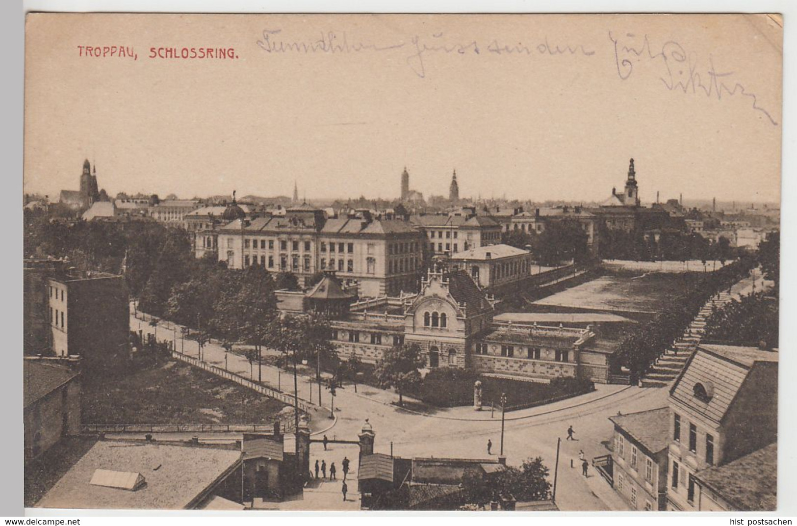 (46108) AK Troppau (Opava), Schloßring, 1921