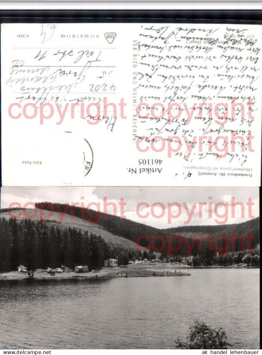 461105,Frankenhain Lütschetalsperre Campingplatz