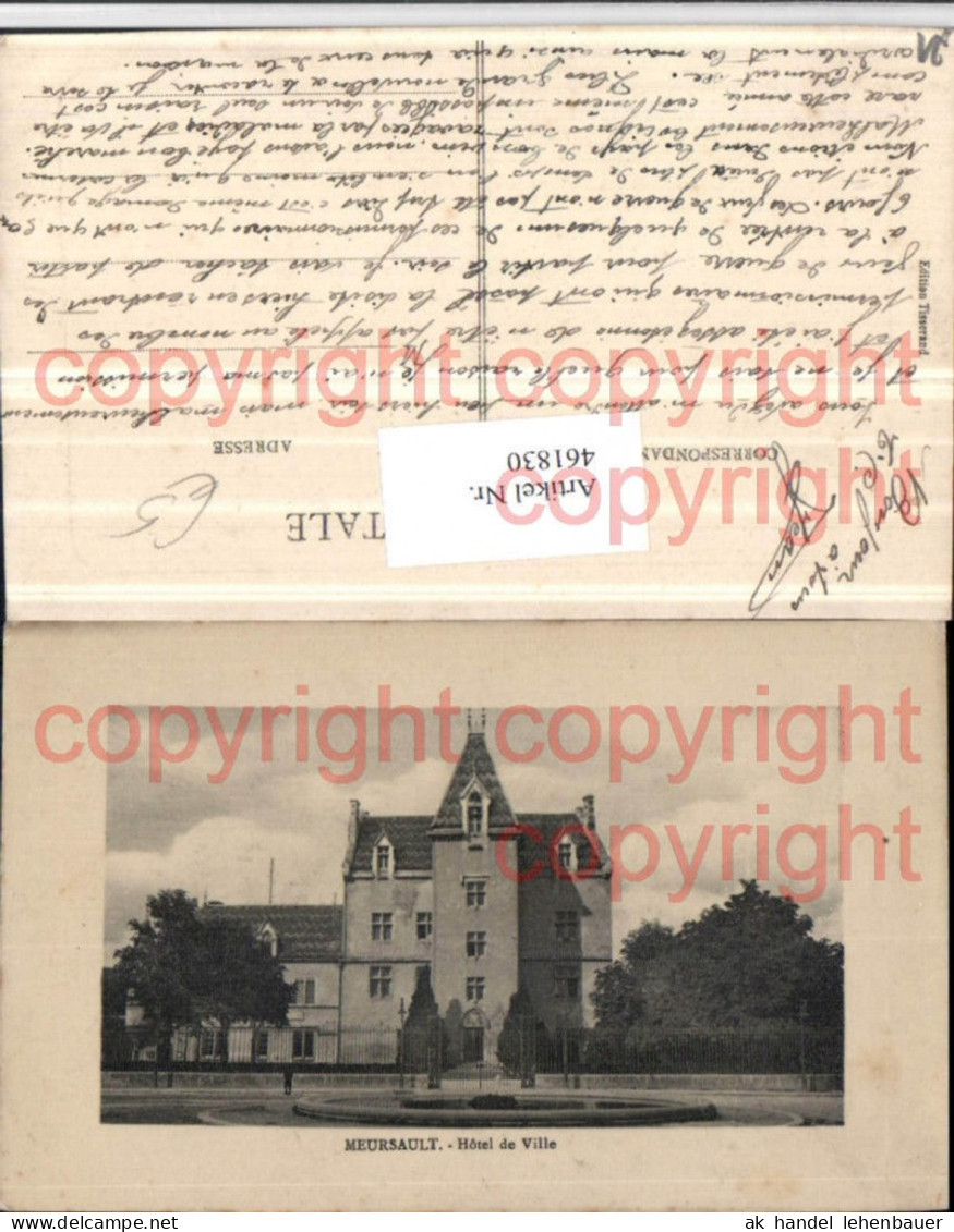 461830,Burgund Cote-Or Meursault Hotel de Ville Rathaus
