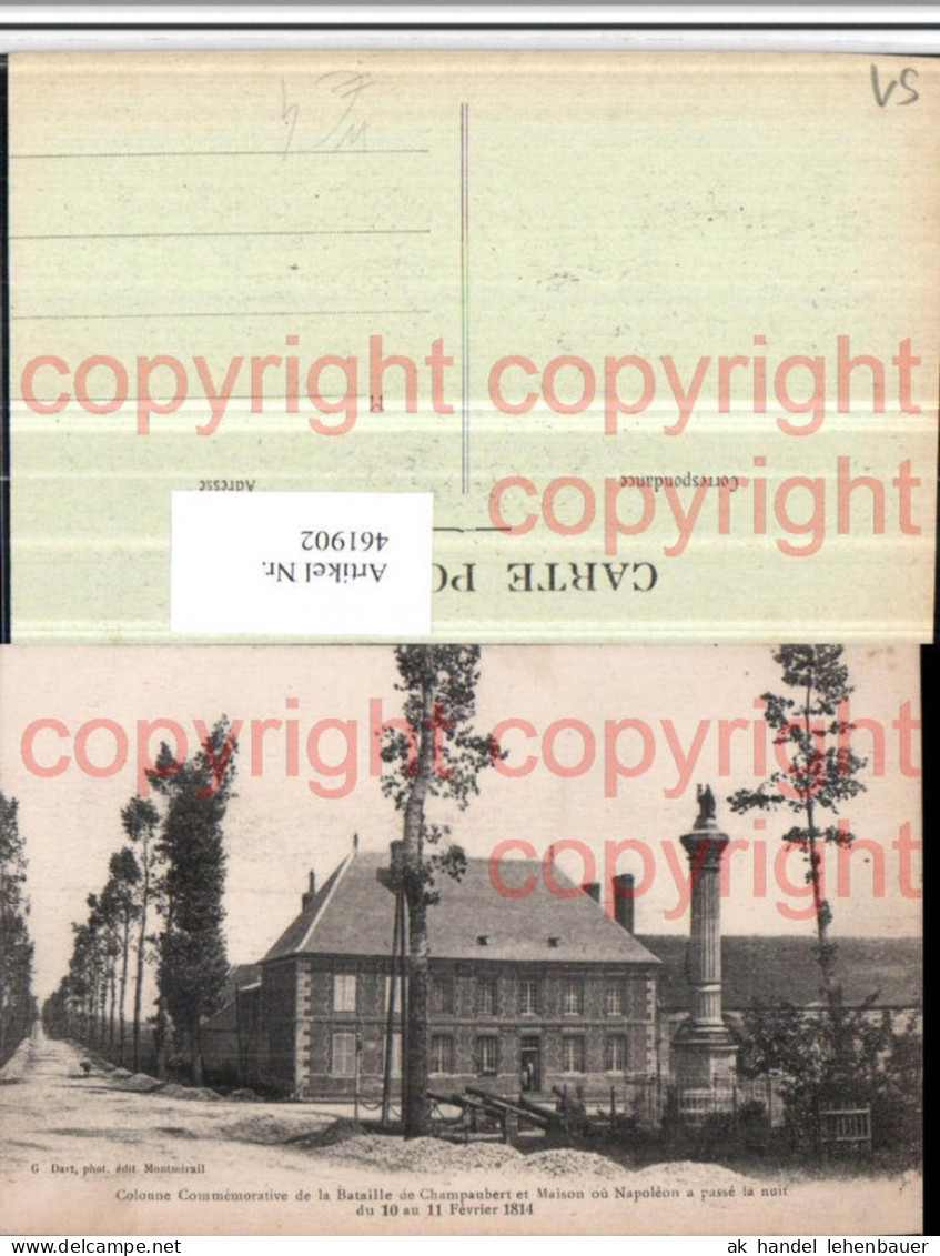 461902,Champagne-Ardenne Marne Colonne Commemorative Bataille Champaubert Maison