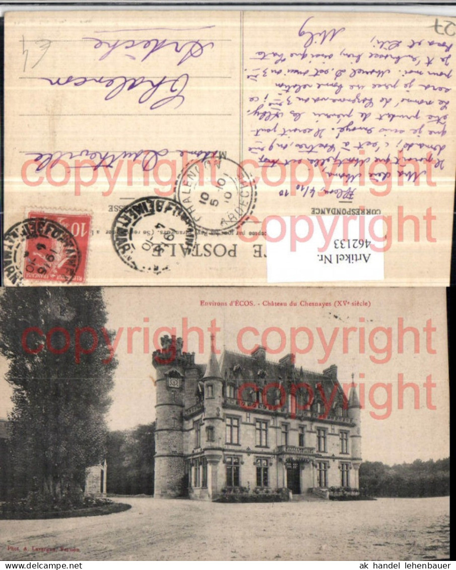 462133,Haute-Normandie Eure Ecos Chateau du Chesnayes Schloss