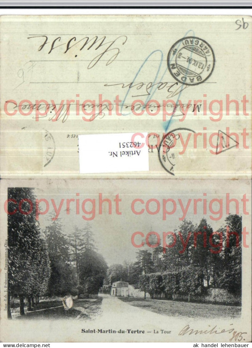 462351,Ile-de-France Val-Oise Saint-Martin-du-Tertre Tour Turm