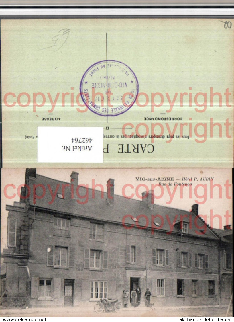 462764,Picardie Aisne Vic-sur-Aisne Hotel P. Aubin