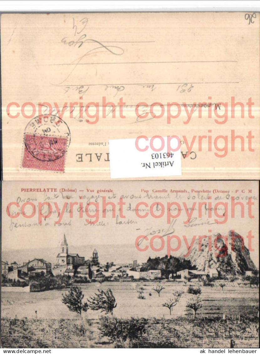 463103,Rhone-Alpes Drome Pierrelatte Vue generale Totale