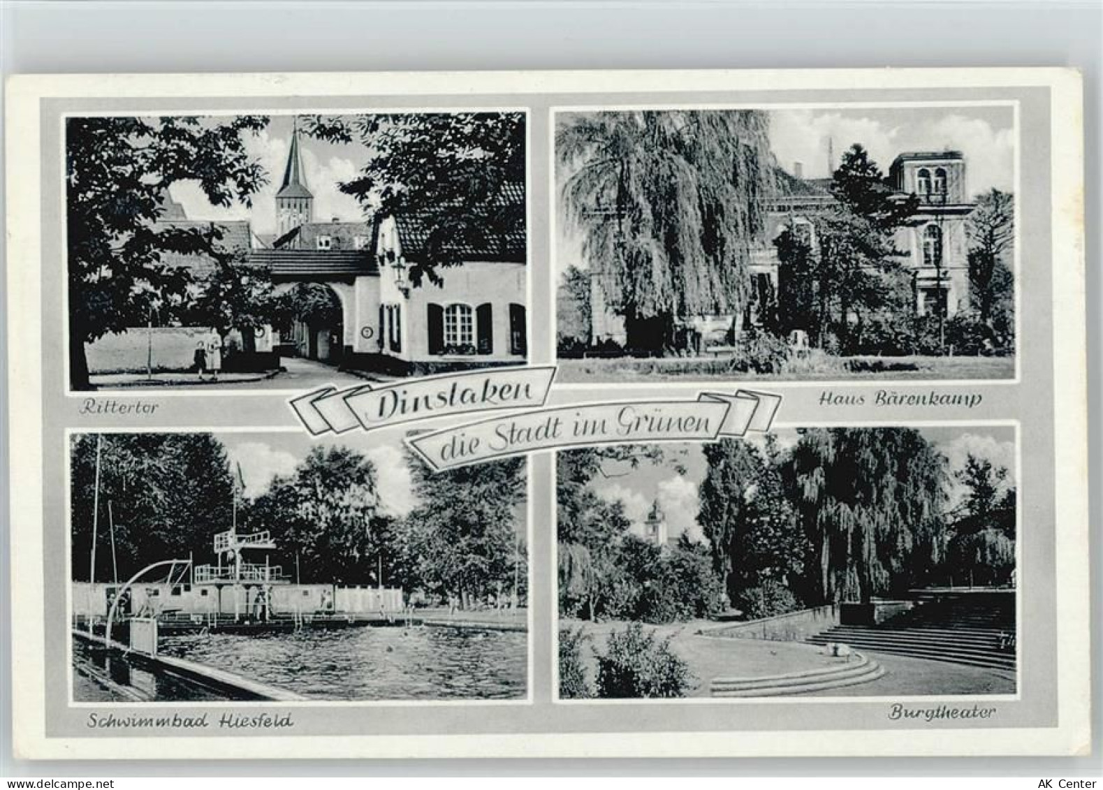 46535 W4220 Dinslaken - Rittertor Haus Bärenkamp Schwimmbad Hiesfeld Bur... - 10019283