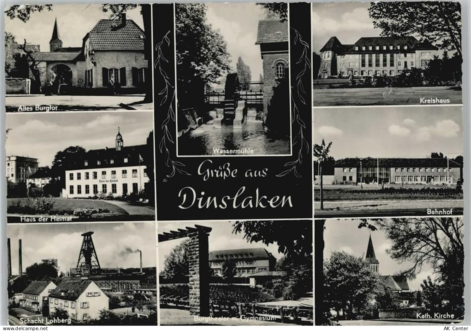 46535 W4220 Dinslaken - Schacht Lohberg Burgtor Wassermühle Kreishaus Ha... - 10019662