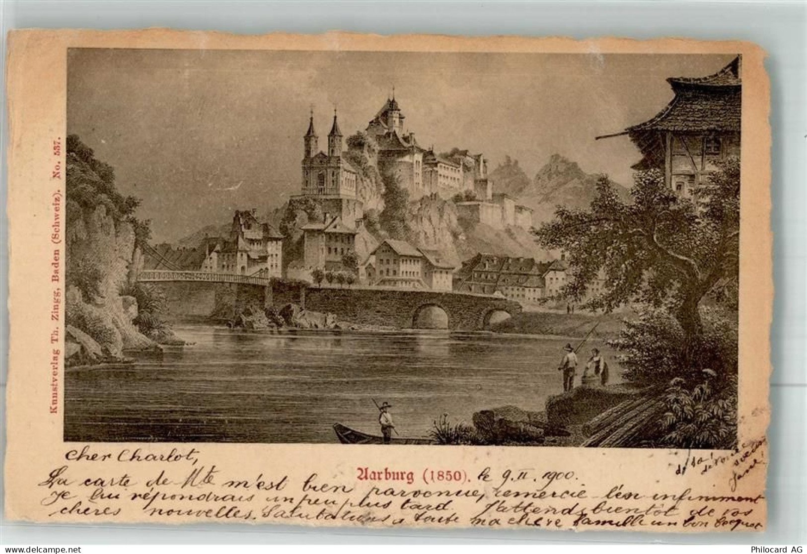 4663 Aarburg 1900 - Burg um 1850 - 38023985