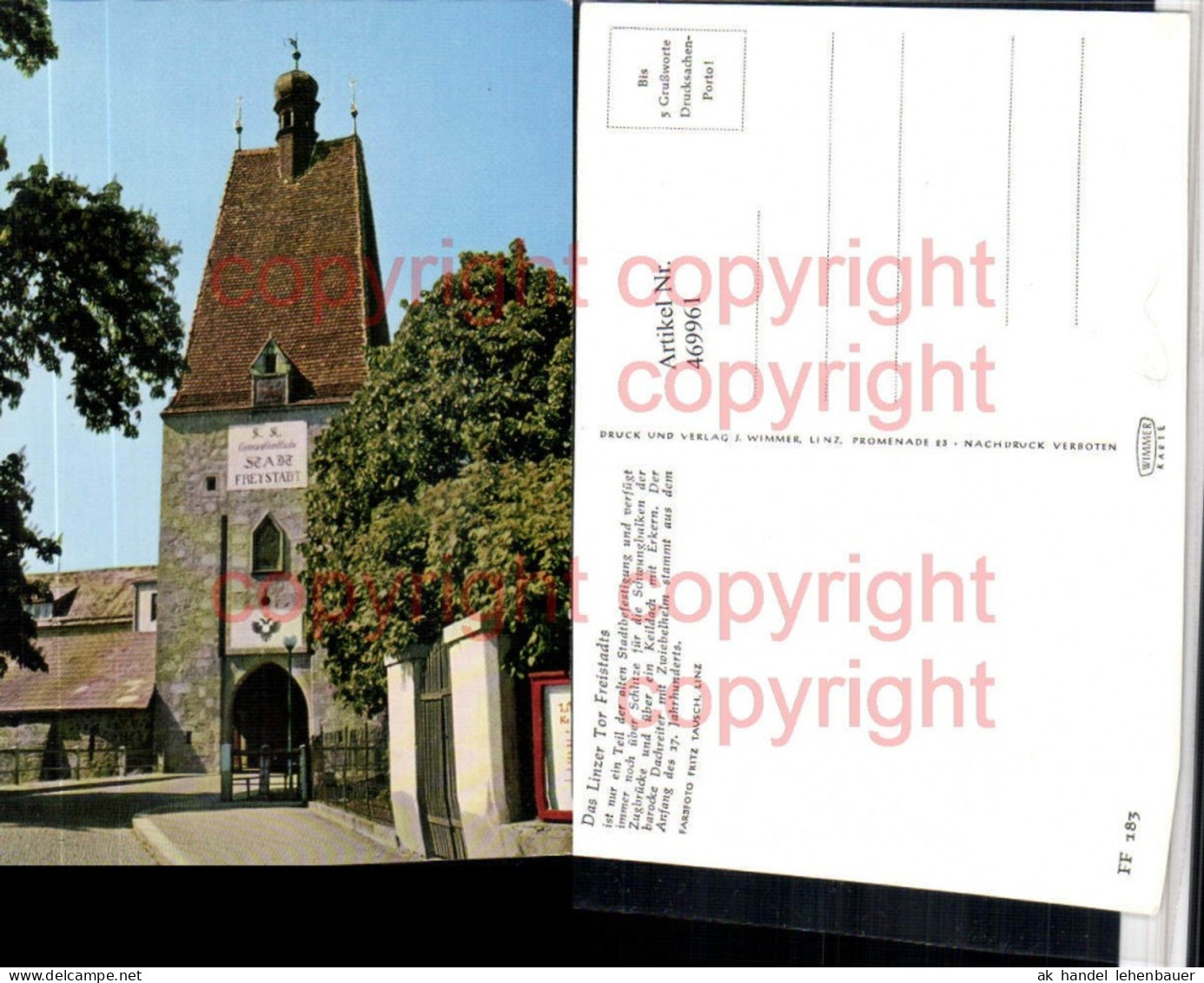 469961,Freistadt Linzer Tor Turm