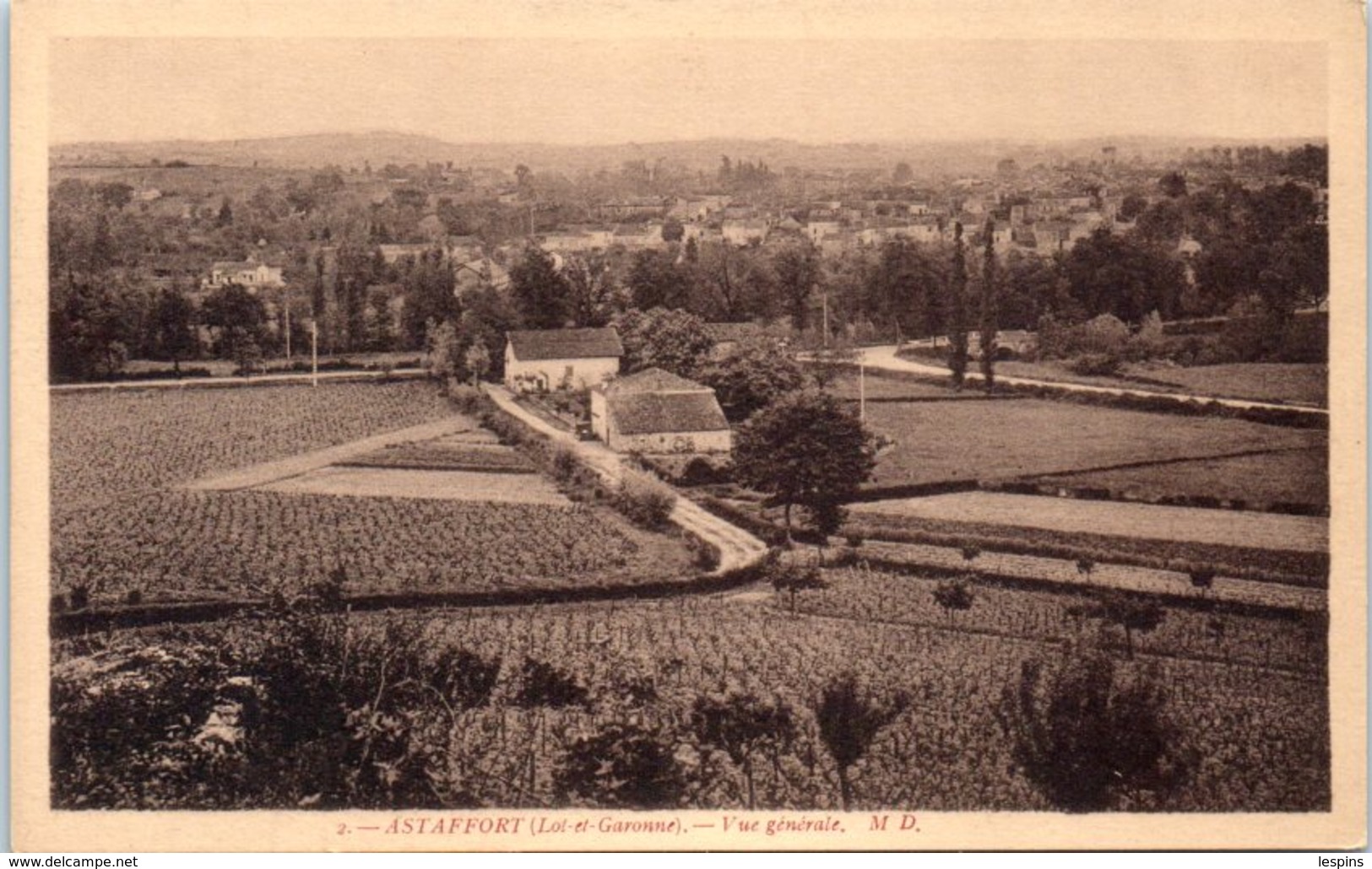 47 - ASTAFFORT --  Vue générale