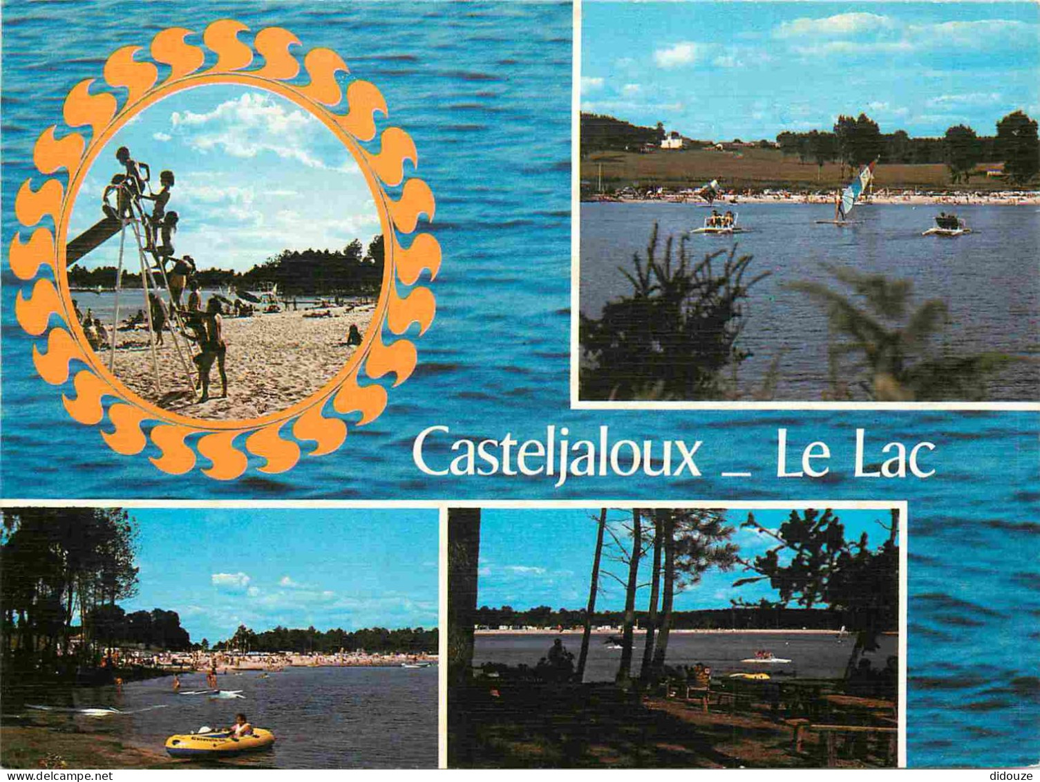 47 - Casteljaloux - Le lac - Multivues - CPM - Voir Scans Recto-Verso