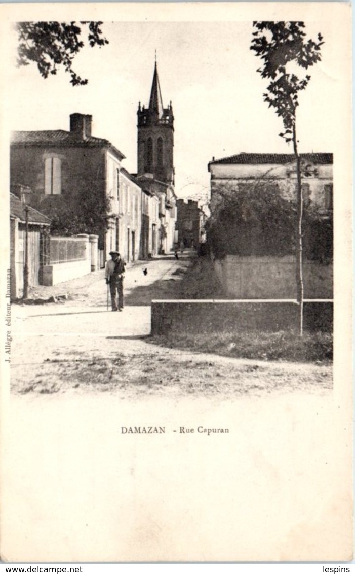 47 - DAMAZAN -- Rue capuran