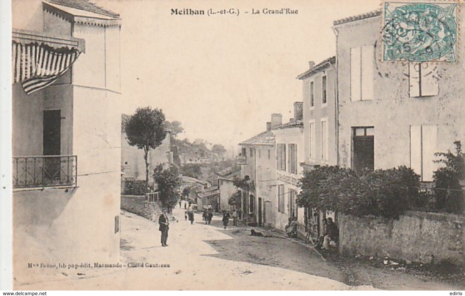 *** 47  ***  MEILHAN sur GARONNE   la grand'rue TTBE