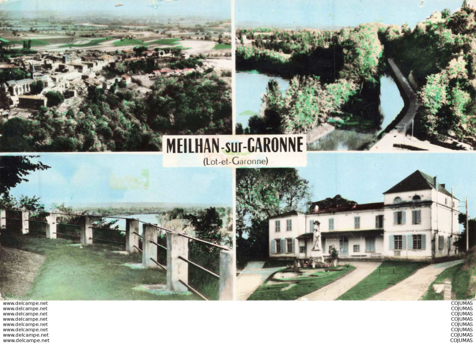 47 - MEILHAN SUR GARONNE  - S27665 -  Divers Aspects de la Ville - En l'état Trou - COMBIER - CPSM 14x9 cm