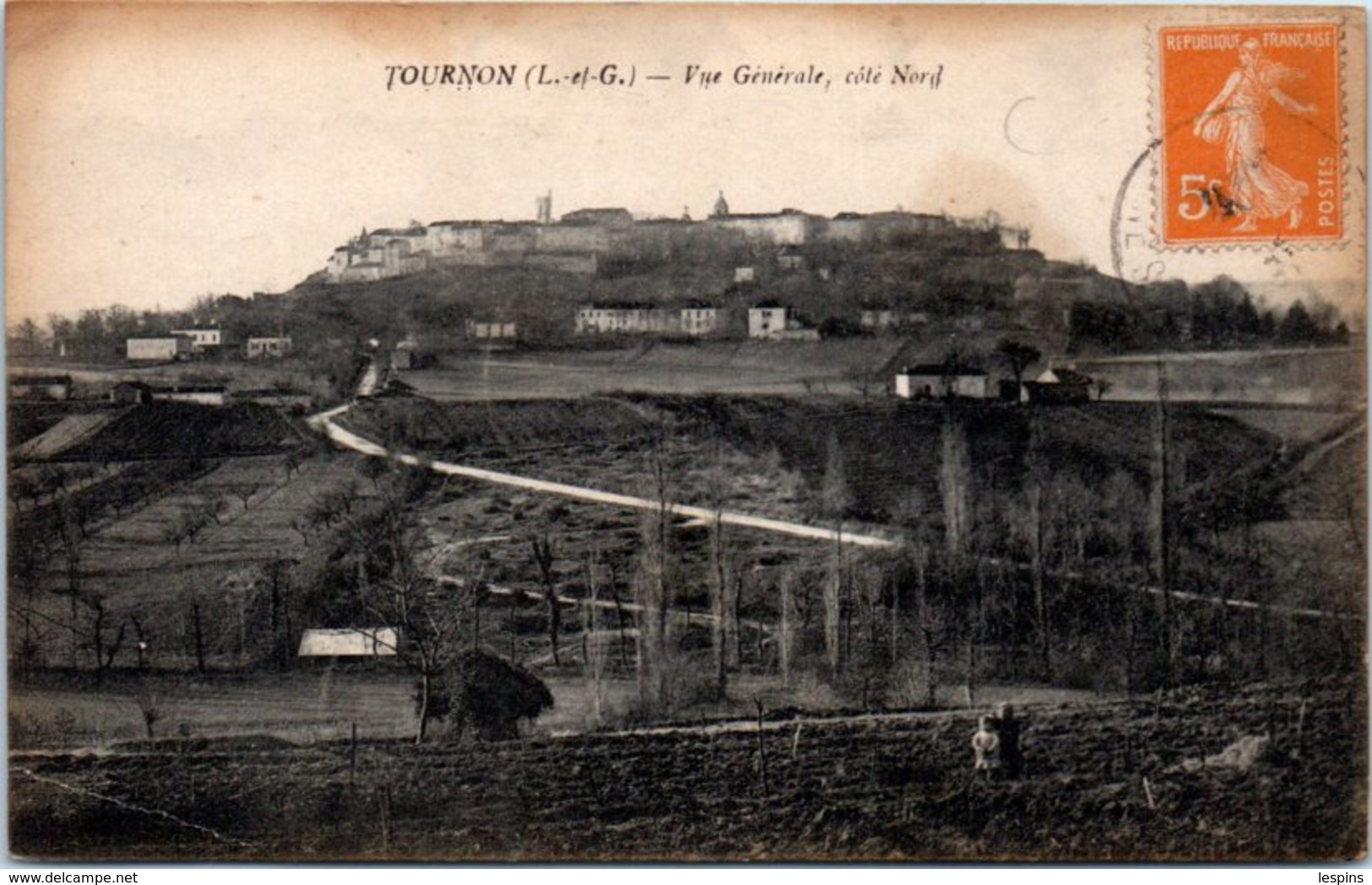 47 - TOURNON - D'AGENAIS -- Vue générale , Côté Nord