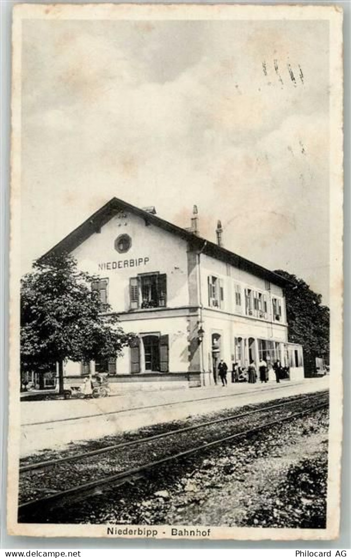 4704 Niederbipp 1918 Foto AK Bahnhof - 13581819
