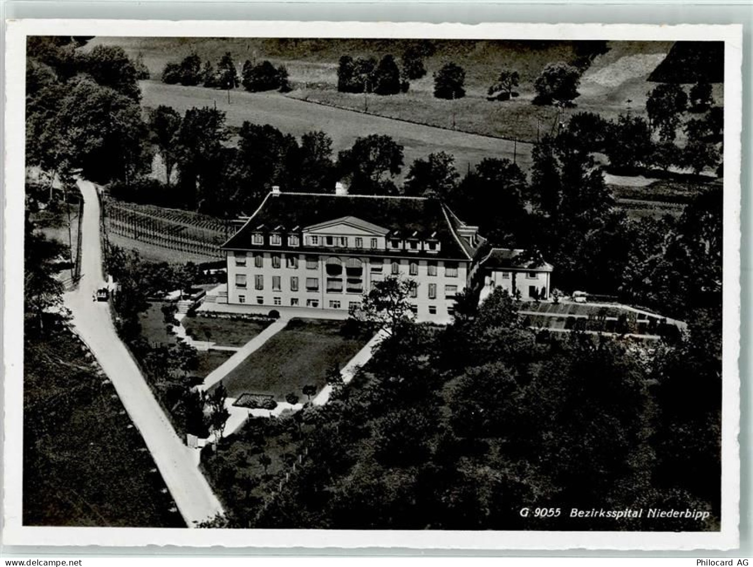 4704 Niederbipp - Fliegeraufnahme Bezirksspital - 13132201