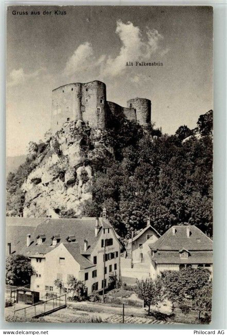 4710 Balsthal Foto AK Burg Alt Falkenstein Feldpost Haub.Batt. 77 - 14007405