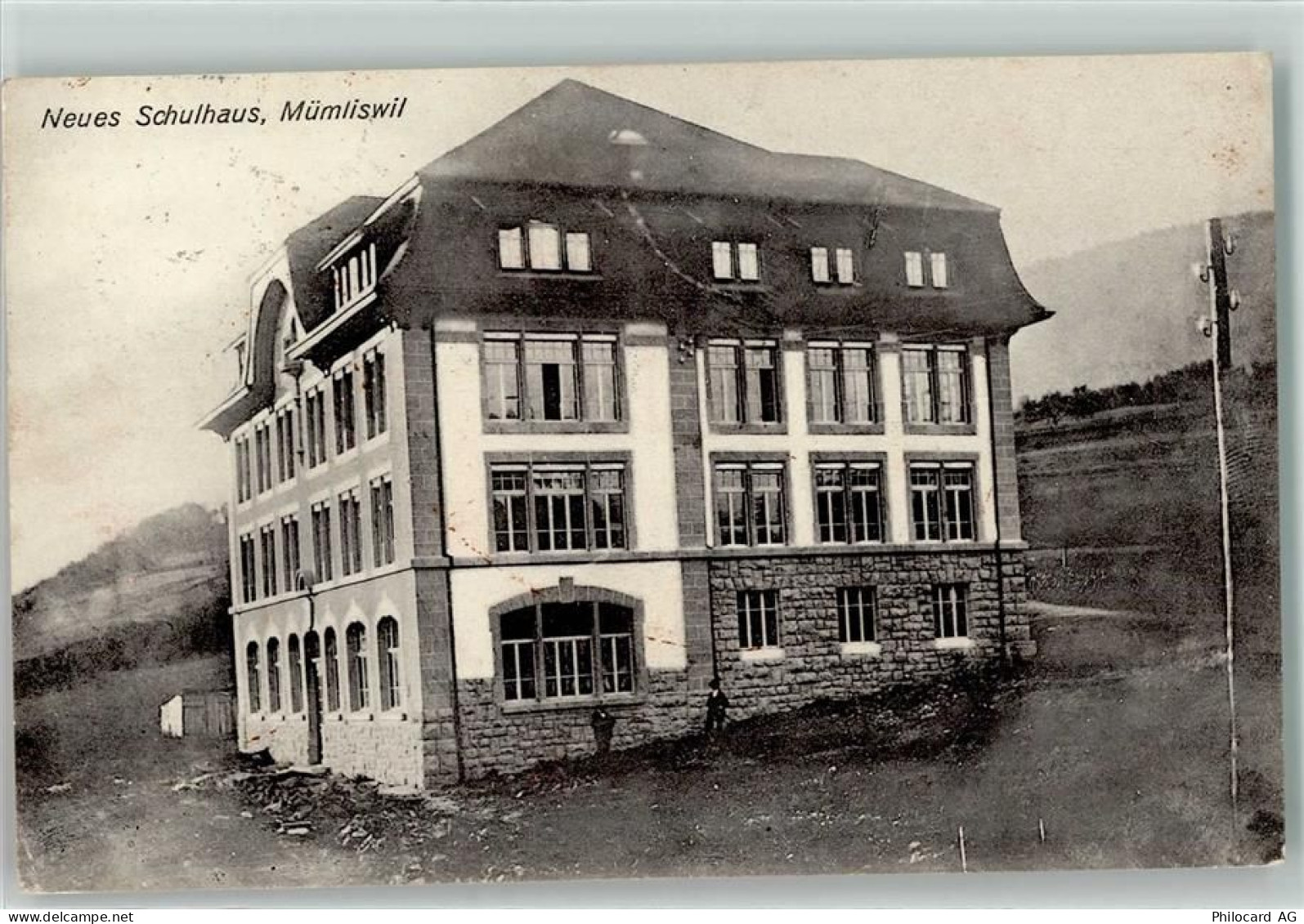 4717 Mümliswil 1909 - Neues Schulhaus - 13449193