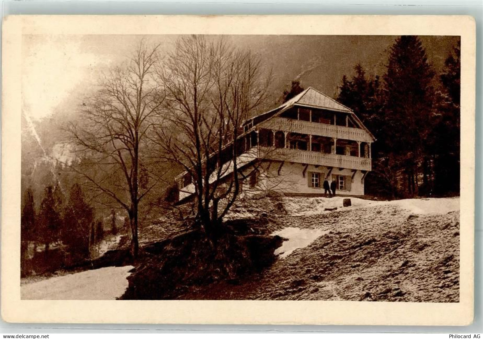 4717 Mümliswil Gebrauchsspuren Winter Naturfreundehaus Passwang Ortsgrup... - 10645527