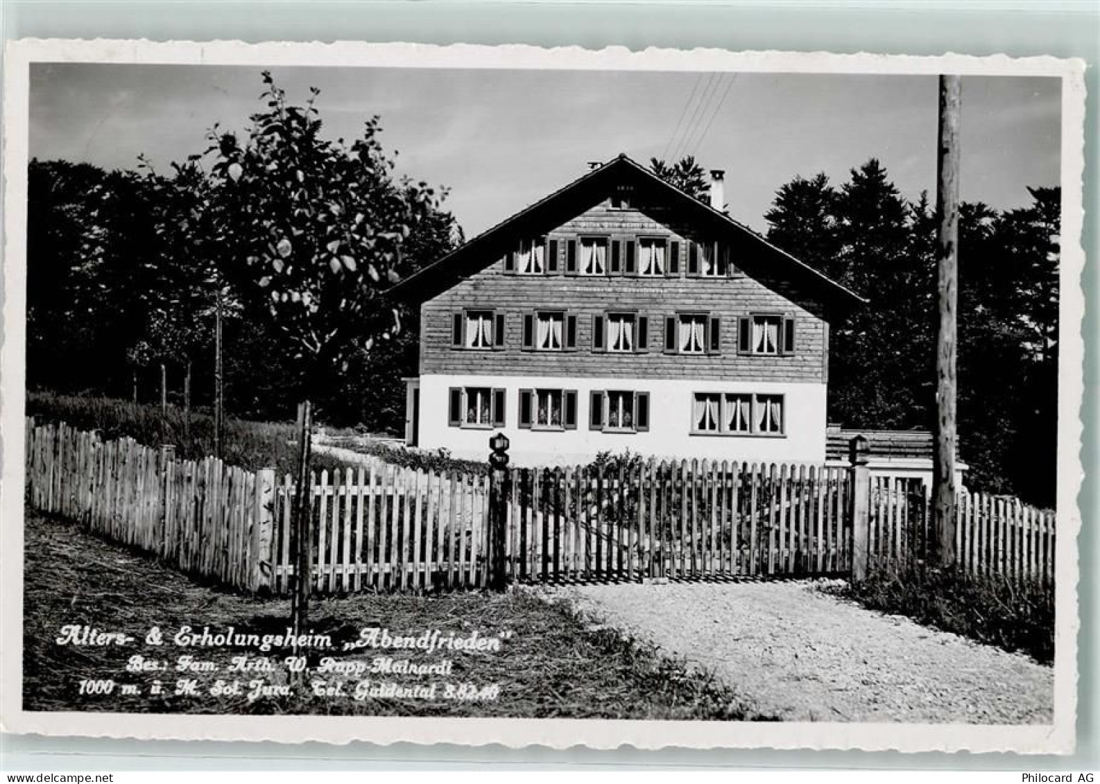 4719 Ramiswil - Alters- und Erholungsheim Abendfrieden Ort lt. Stempel... - 13129371