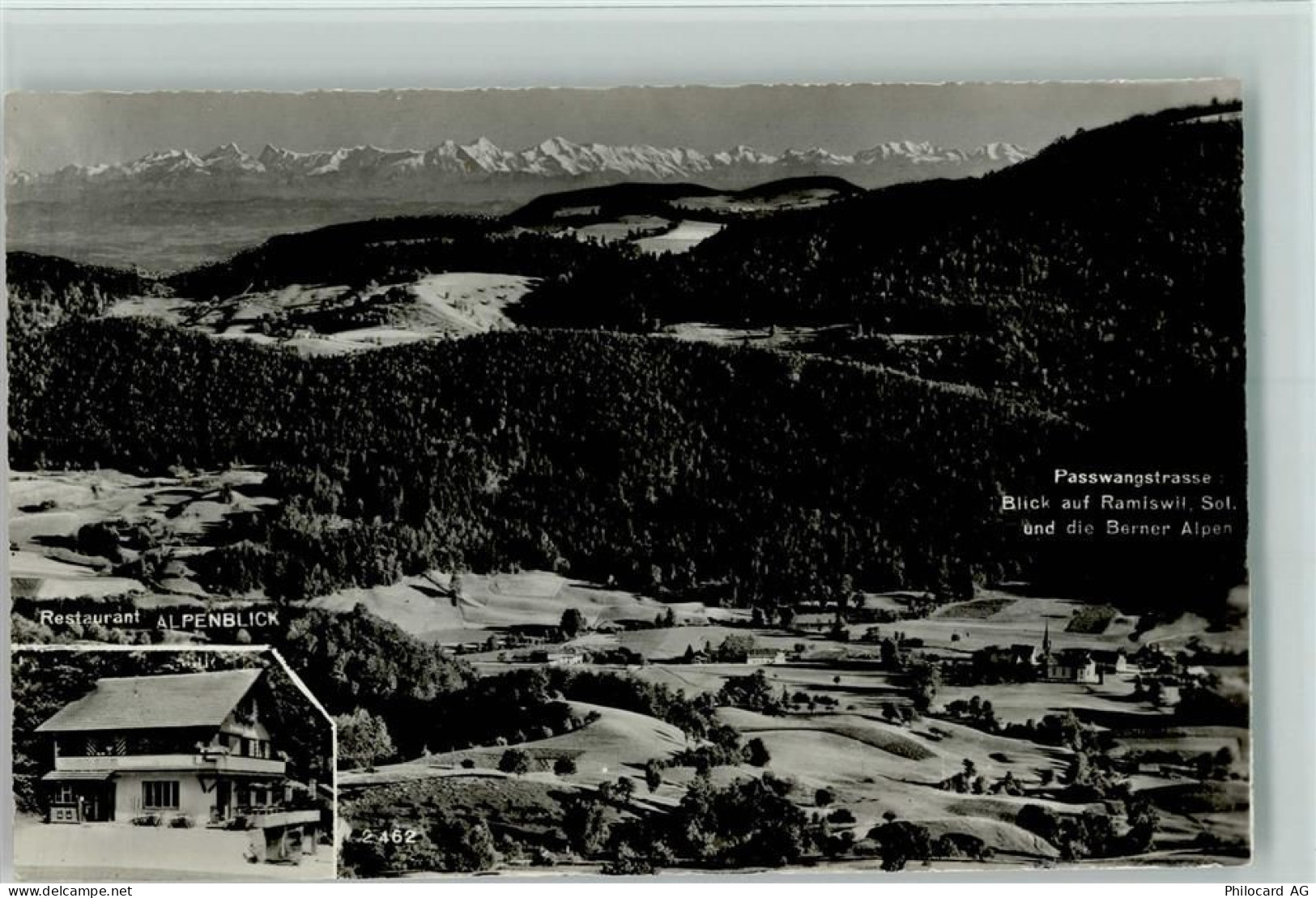 4719 Ramiswil - Restaurant Alpenblick Passwangstrasse Blick auf Ramiswil... - 13094931