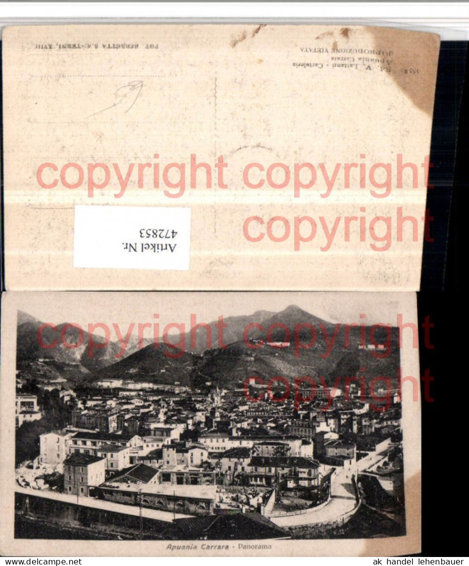 472853,Toscana Massa-Carrara Apuania Carrara Panorama Totale