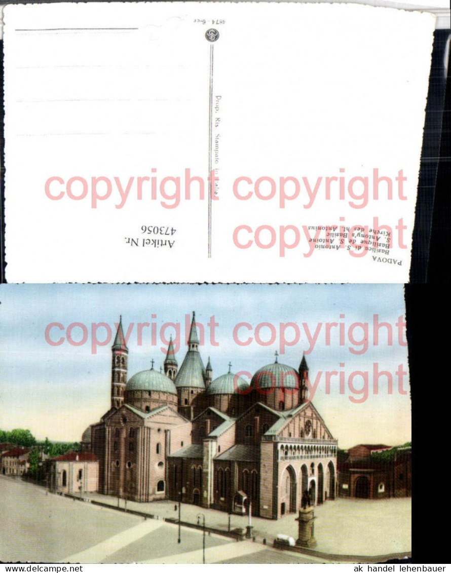 473056,Veneto Padova Padua Basilica di S. Antonio Kirche