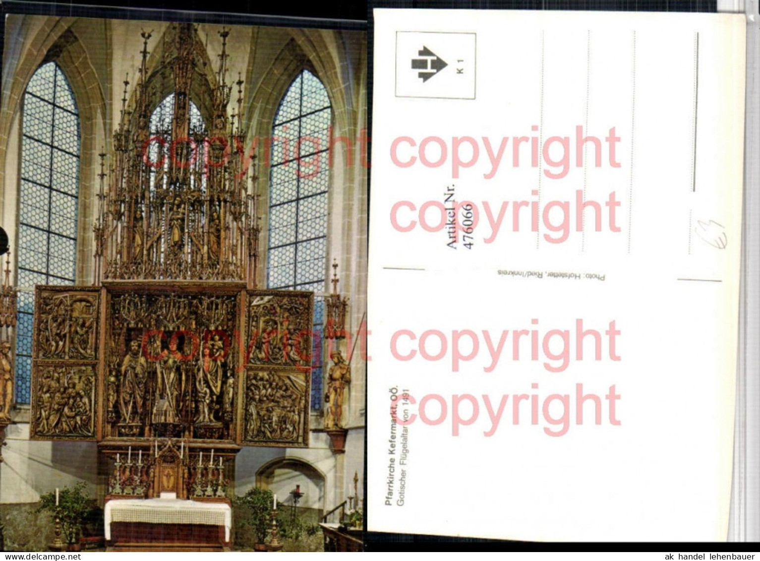 476066,Kefermarkt Pfarrkirche Kirche Flügelaltar