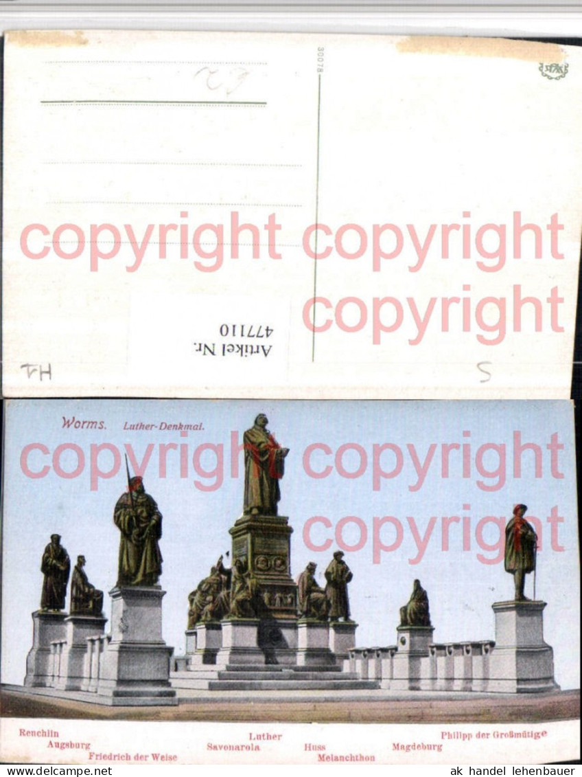 477110,Worms Luther-Denkmal Statuen