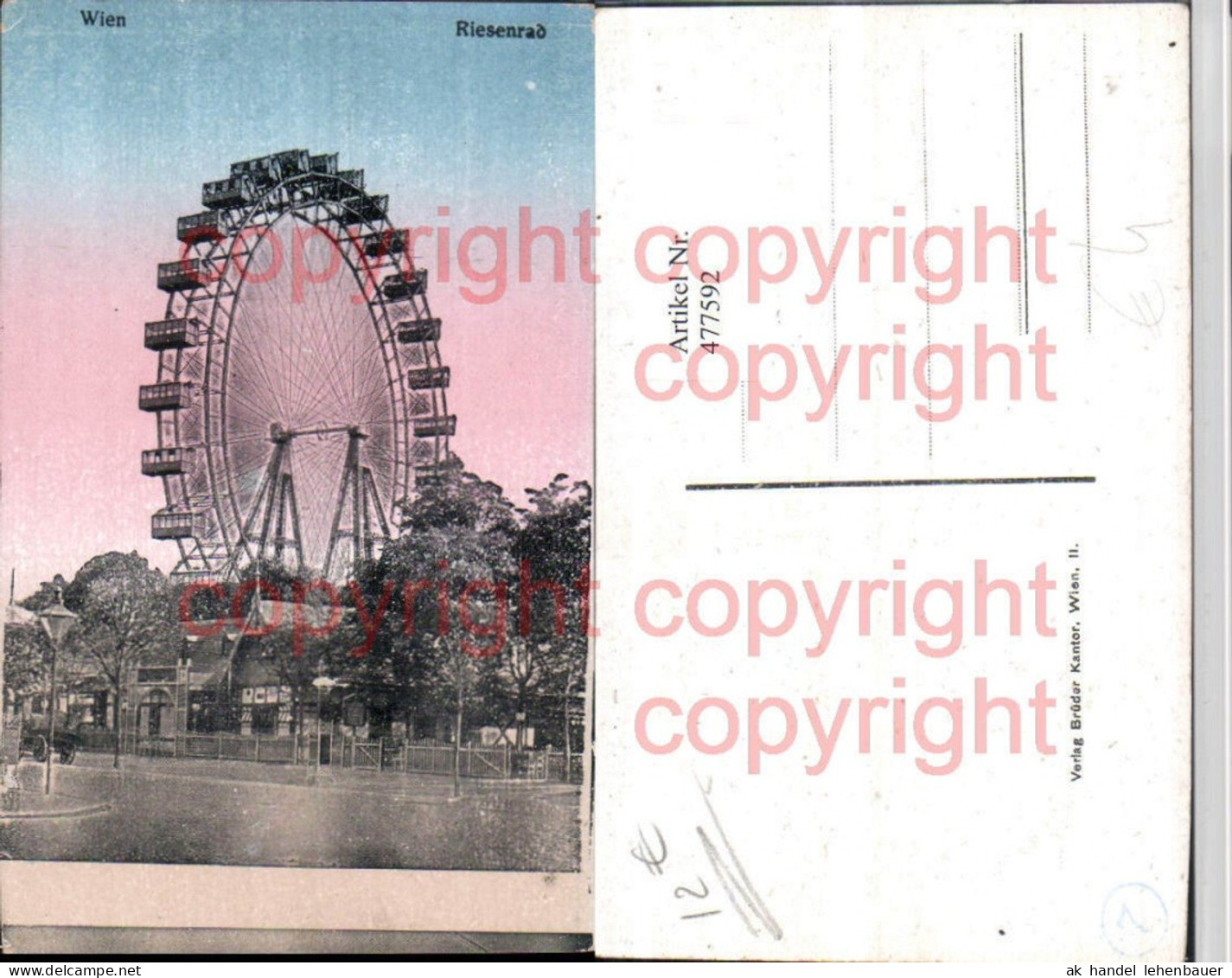 477592,Wien Leopoldstadt Prater Riesenrad