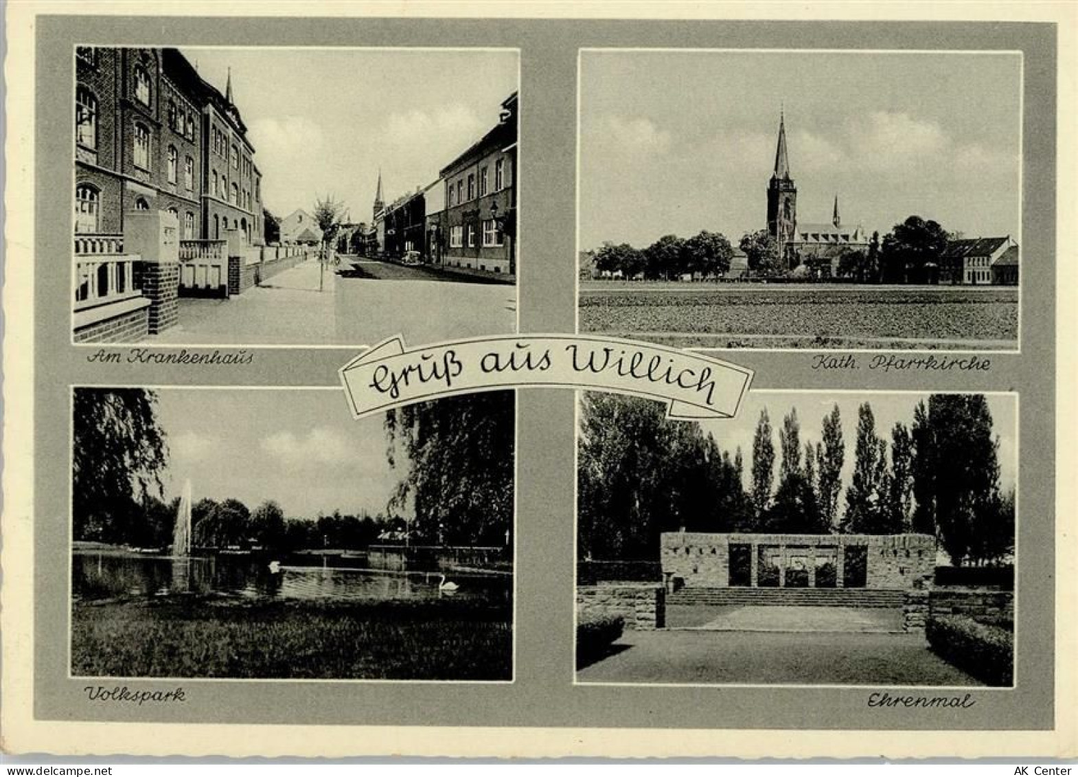 47877 W4156 Willich - Am Krankenhaus Kath. Pfarrkirche Volkspark Ehrenma... - 11076227