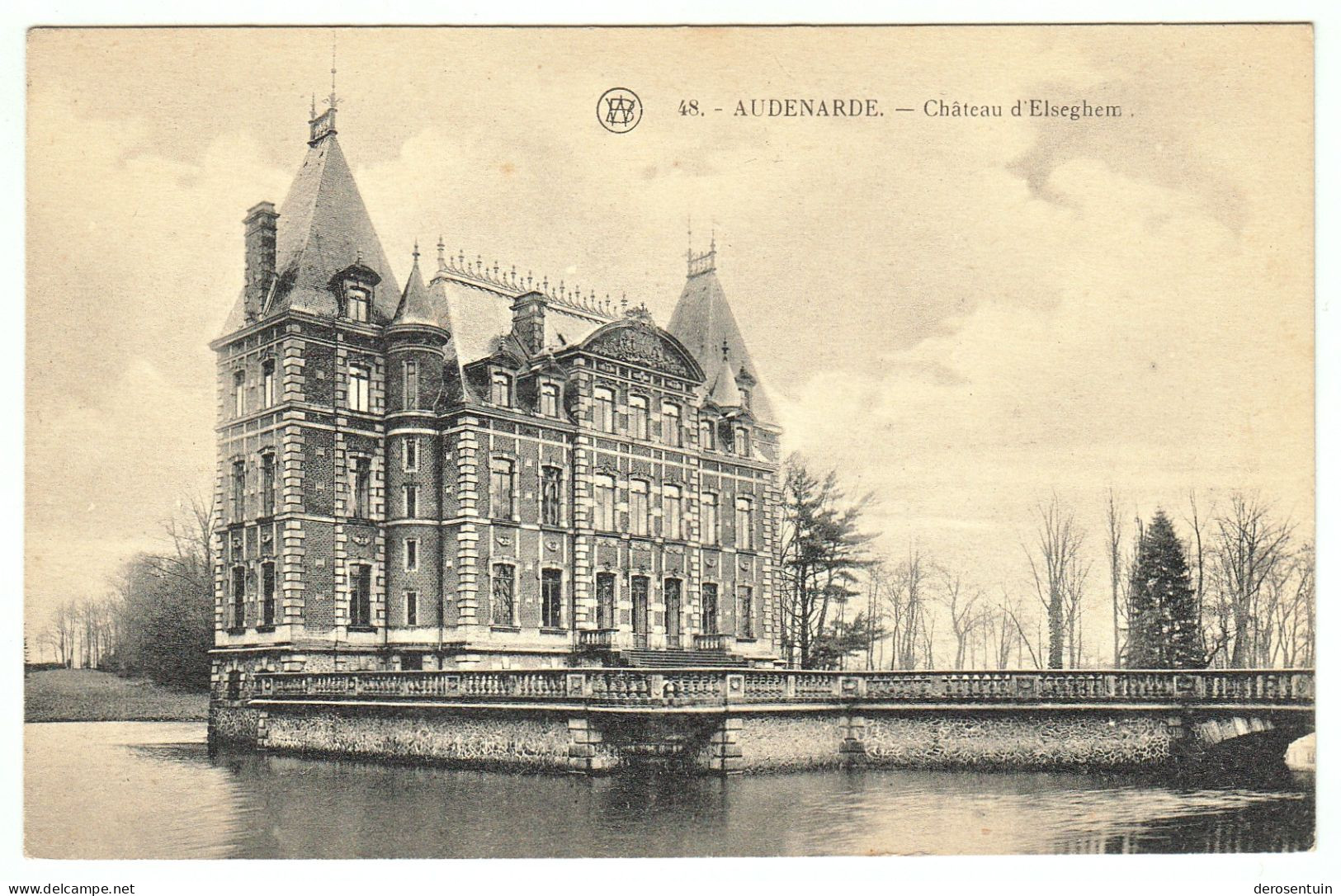 48. Audenarde. - Château d'Elseghem [Walschaerts de Ghellinck Oudenaarde Wortegem Petegem het kasteel van le de Elsegem]