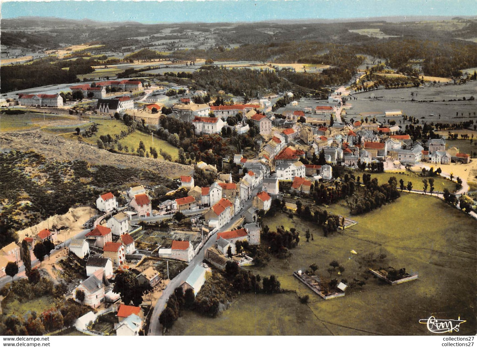 48-SAINT-ALBAN-SUR-LIMAGNOLE- VUE GENERALE AERIENNE