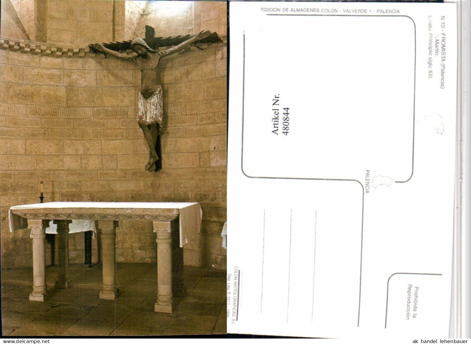 480844,Spain Palencia Fromista S. Martin Cristo Kruzifix
