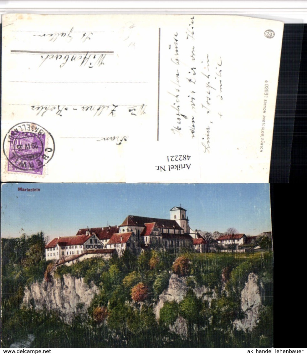 482221,Metzerlen-Mariastein Kloster Kt Solothurn