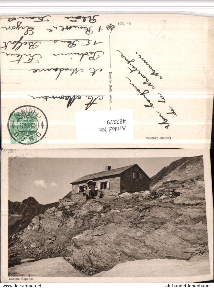 482279,Catlimo Capanna b. Osco Bergh&uuml;tte Kt Tessin