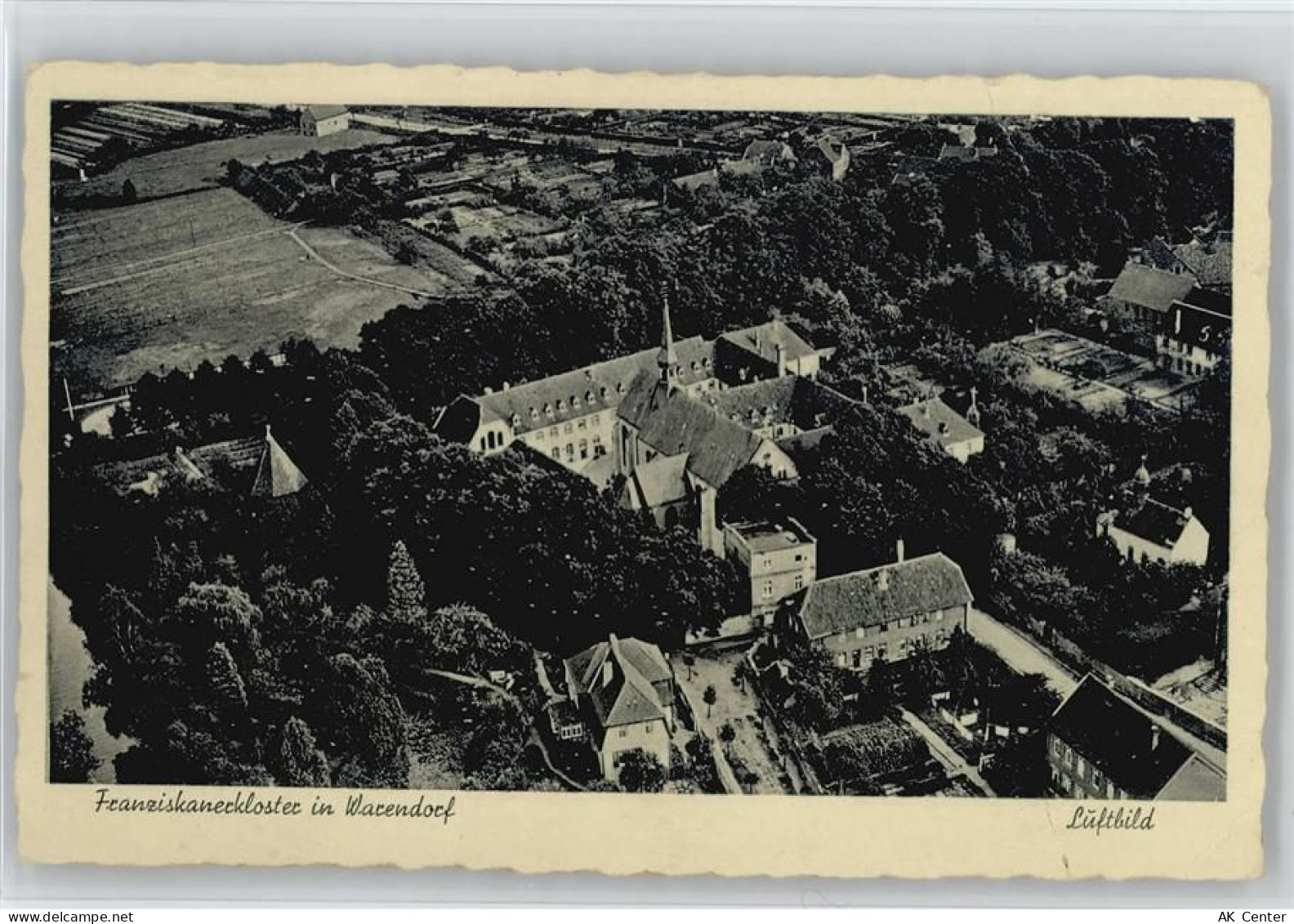 48231 W4410 Warendorf - Luftaufnahme Franziskanerkloster - 10052887