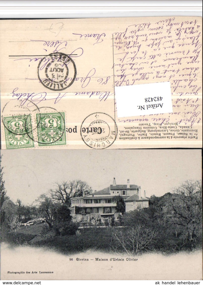 482428,Givrins Maison Urbain Olivier Haus Kt Waadt