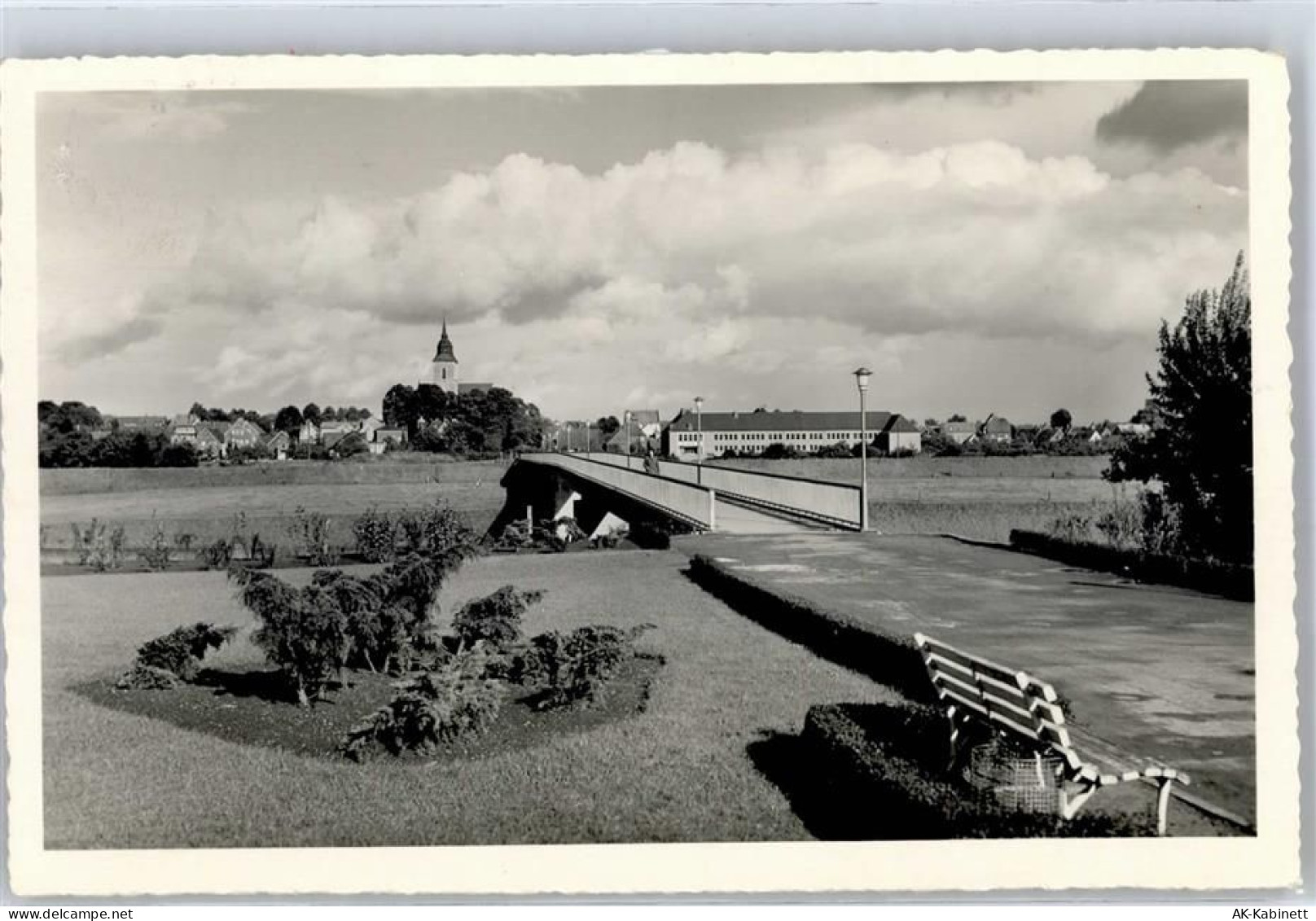 48268 W4402 Greven , Westf - Brücke Kirche - 51651895