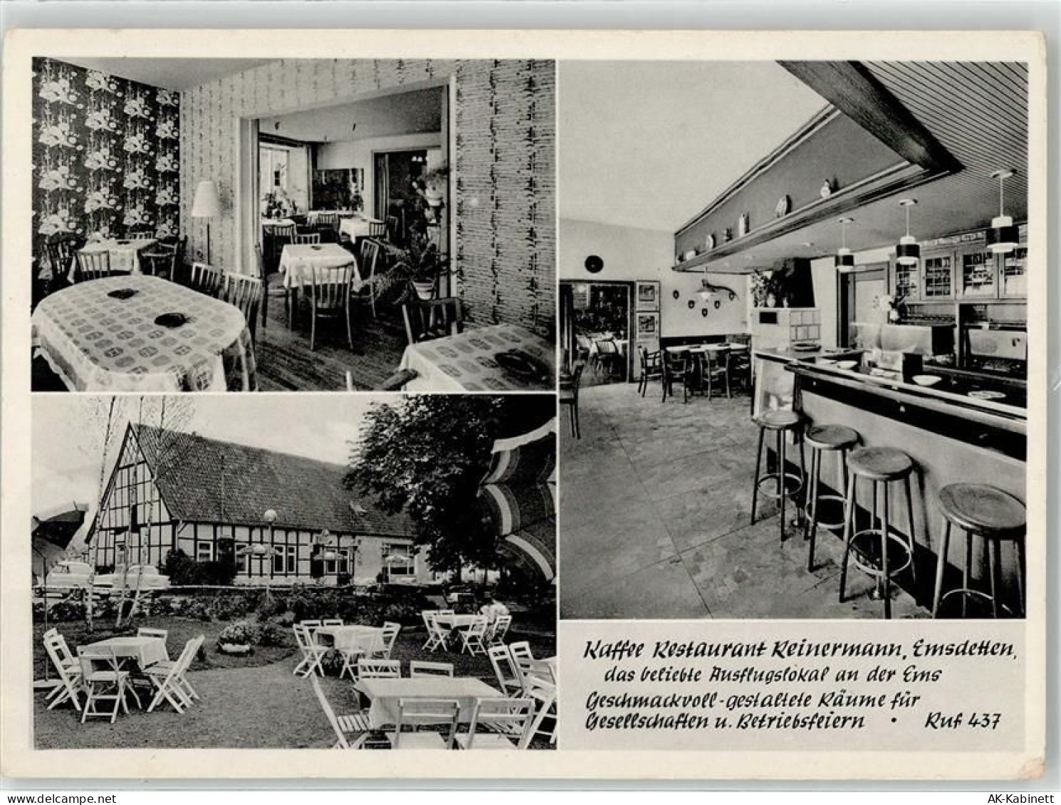 48282 W4407 Emsdetten - Cafe Gasthaus Reinermann - 52155219