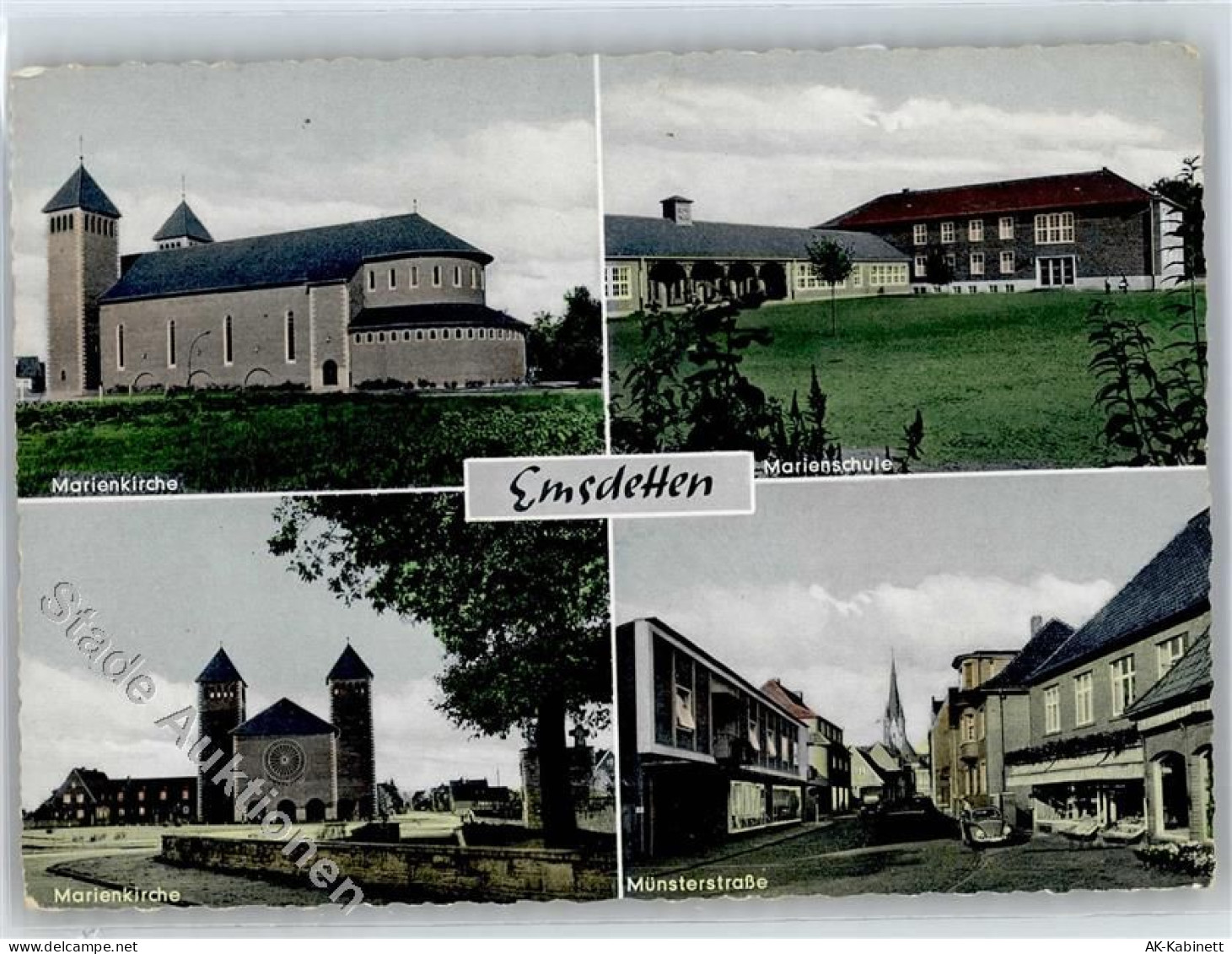 48282 W4407 Emsdetten - Marienirche Marienschule - 51276765