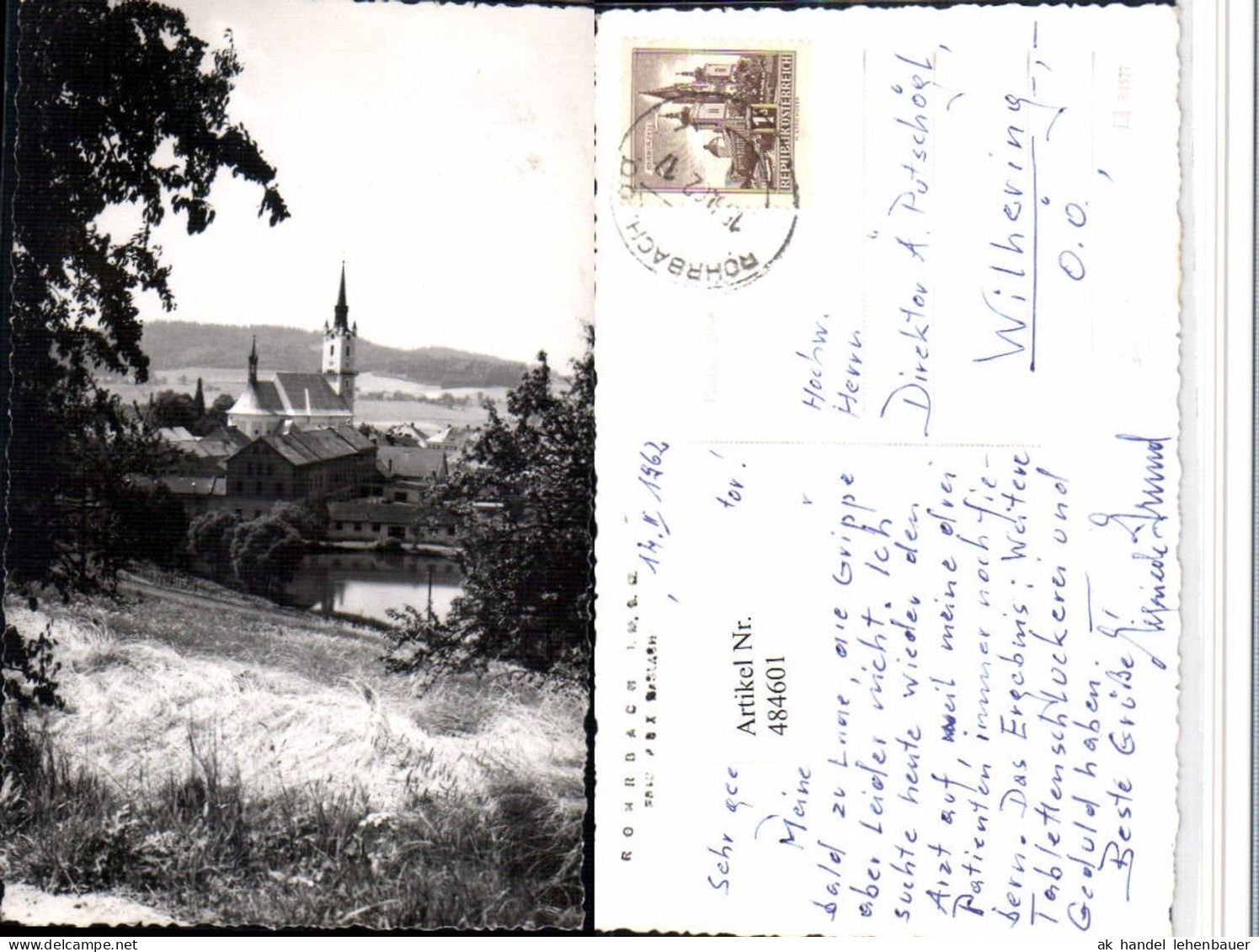 484601,Rohrbach Teilansicht Kirche