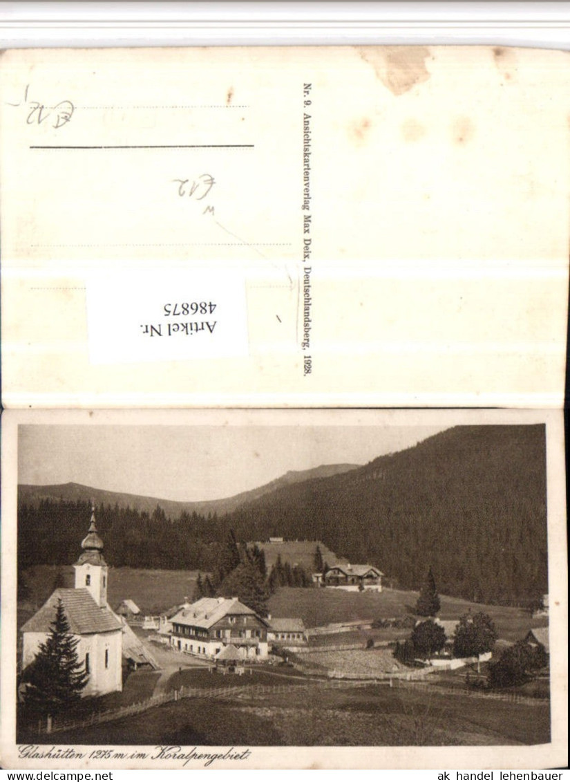 486875,Glashütten b. Deutschlandsberg Teilansicht Kirche