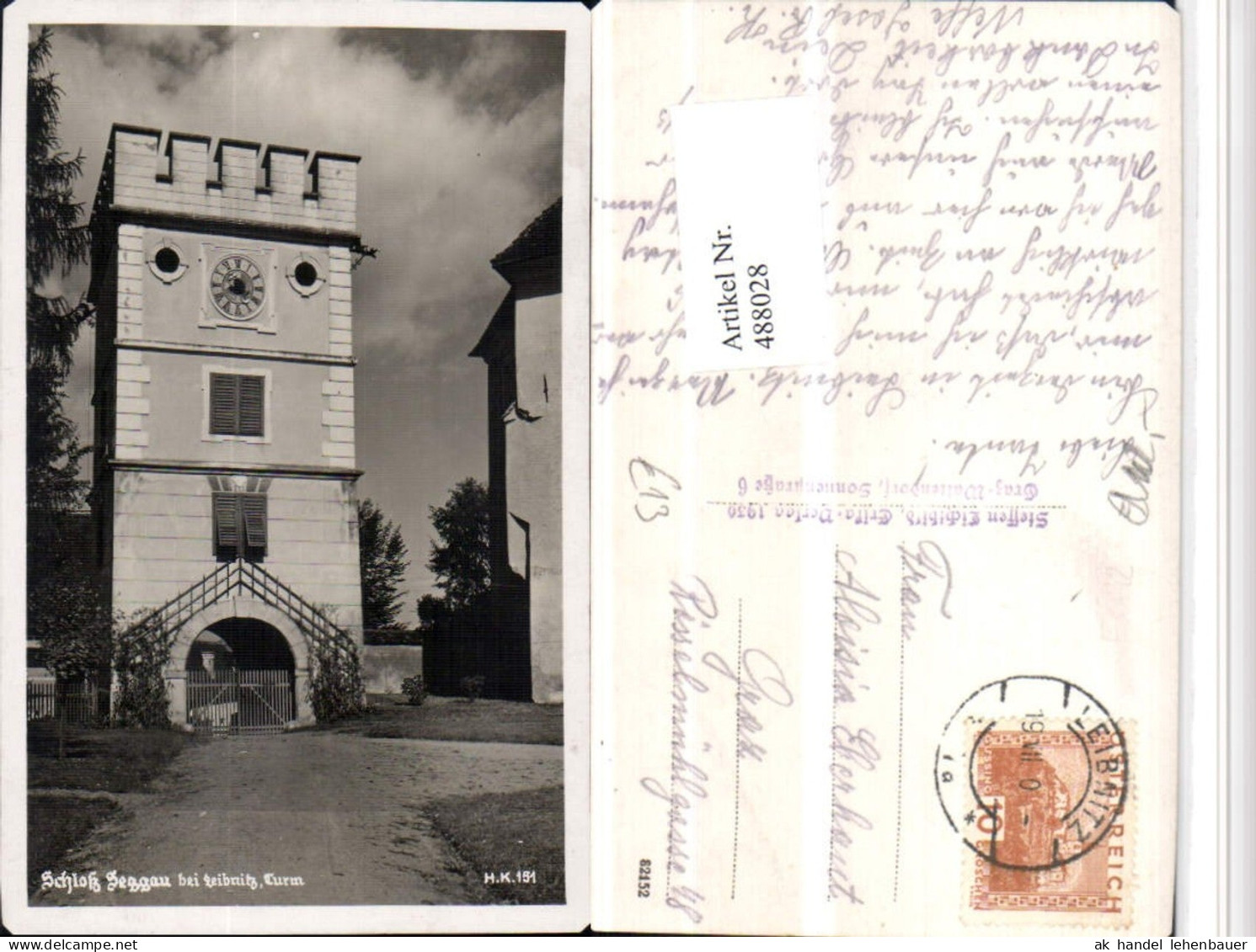 488028,Schloss Seggau b. Leibnitz Turm