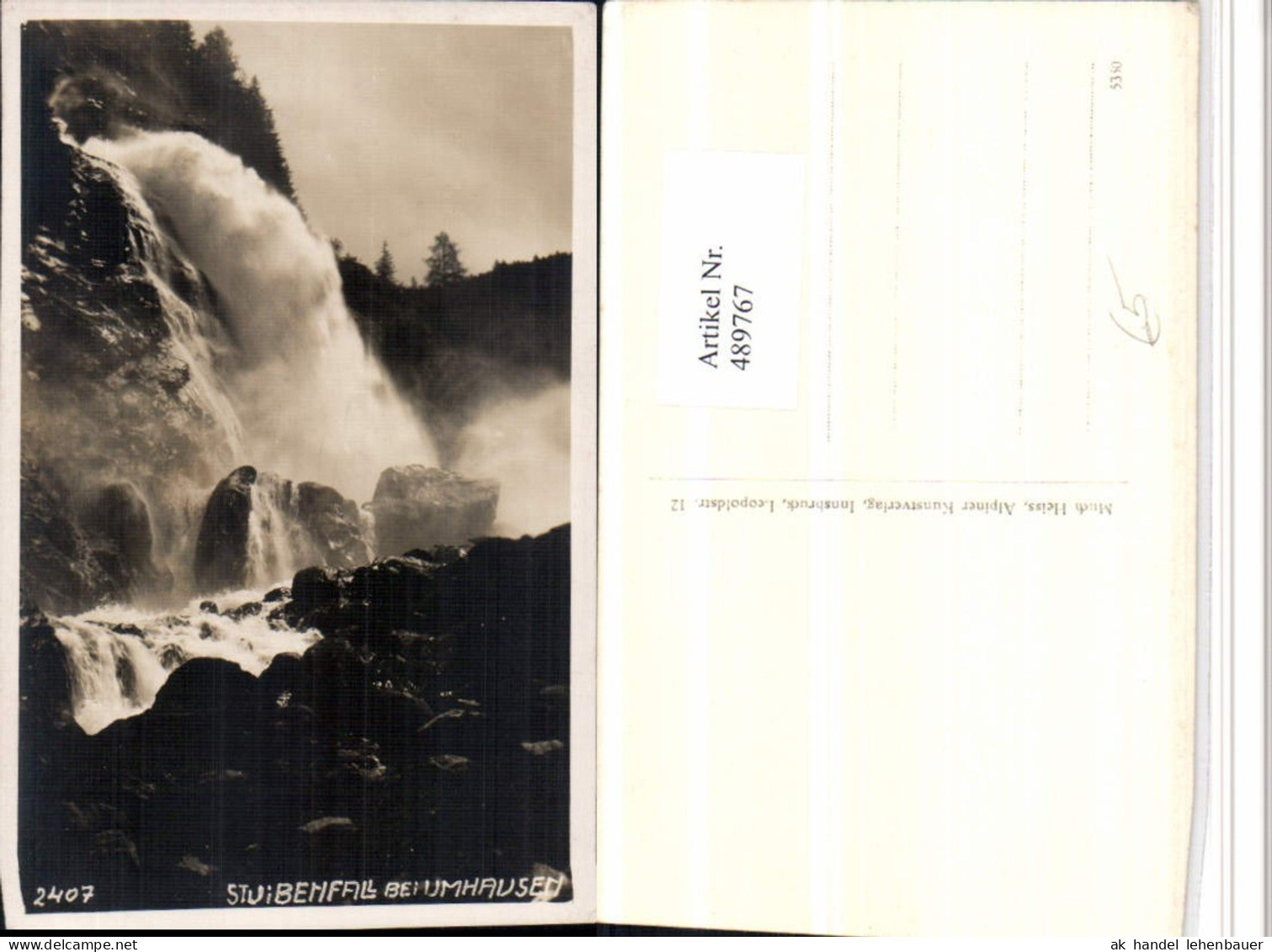 489767,Stuibenfall Wasserfall b. Umhausen