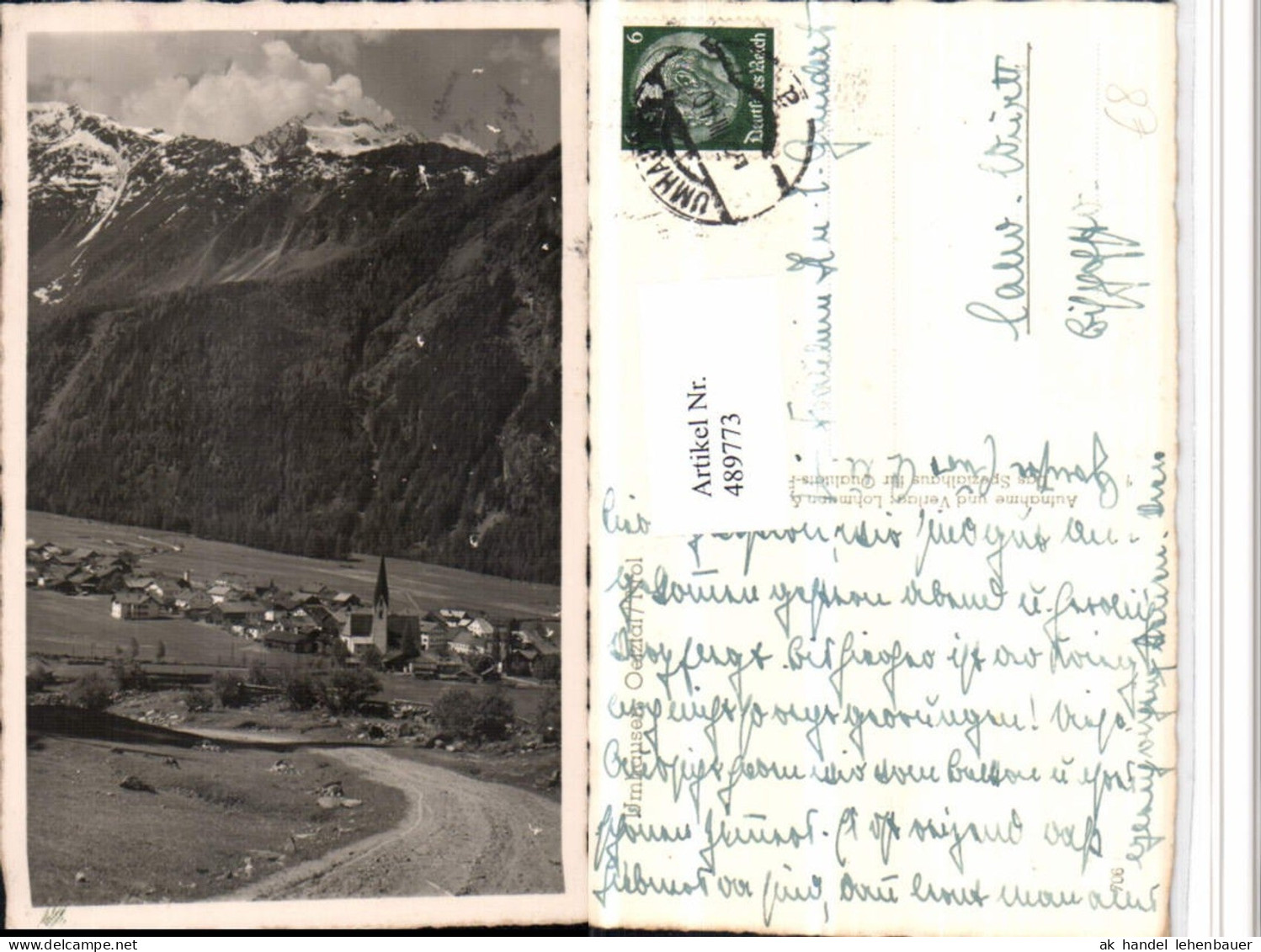 489773,Umhausen Totale Bergkulisse